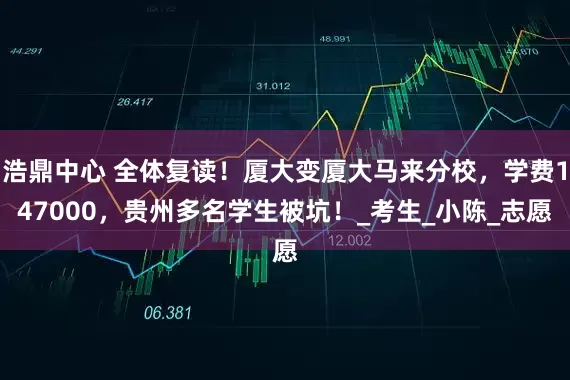 浩鼎中心 全体复读！厦大变厦大马来分校，学费147000，贵州多名学生被坑！_考生_小陈_志愿