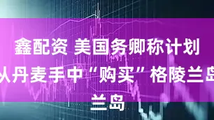 鑫配资 美国务卿称计划从丹麦手中“购买”格陵兰岛